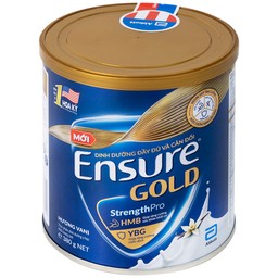 Sữa bột Ensure Gold StrengthPro Abbott hương vani tăng cường sức khỏe khối cơ, tăng miễn dịch (380g)