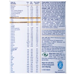 Sữa bột Ensure Gold StrengthPro Abbott hương vani tăng cường sức khỏe khối cơ, tăng miễn dịch (380g)