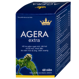 Viên uống Agera Extra Kingphar hỗ trợ giảm ngạt mũi, hắt hơi (60 viên)