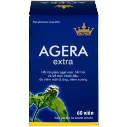 Viên uống Agera Extra Kingphar hỗ trợ giảm ngạt mũi, hắt hơi (60 viên)