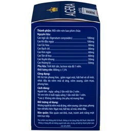 Viên uống Agera Extra Kingphar hỗ trợ giảm ngạt mũi, hắt hơi (60 viên)