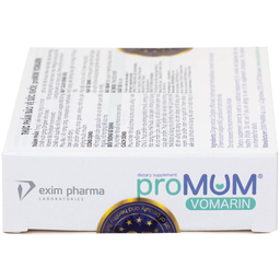 Viên uống proMUM Vomarin hỗ trợ giảm buồn nôn cho phụ nữ mang thai, tăng tiết sữa mẹ (2 vỉ x 15 viên)