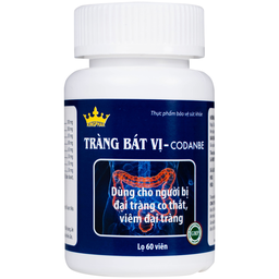 Viên uống hỗ trợ tăng cường tiêu hóa cho người viêm đại tràng Tràng Bát Vị-Codanbe Kingphar (60 viên)