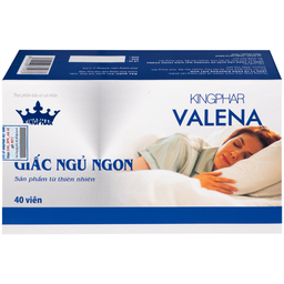 Viên uống giúp an thần hỗ trợ dễ ngủ Valena Kingphar (4 vỉ x 10 viên)