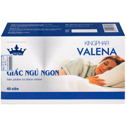 Viên uống giúp an thần hỗ trợ dễ ngủ Valena Kingphar (4 vỉ x 10 viên)