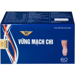 Viên uống Vững Mạch Chi Kingphar hỗ trợ tăng tính bền thành mạch, giảm nguy cơ suy tĩnh mạch (6 vỉ x 10 viên)