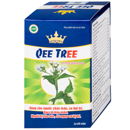 Viên uống hỗ trợ nhuận tràng, hạn chế nguy cơ bị trĩ Qee Tree Kingphar (60 viên)