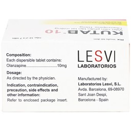 Thuốc Kutab 10 Levis điều trị tâm thần phân liệt, giai đoạn hưng cảm vừa đến nặng (12 vỉ x 7 viên)