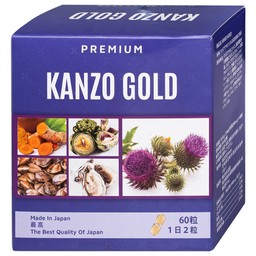 Viên uống bổ gan hỗ trợ tăng cường chức năng gan Kanzo Gold (60 viên)