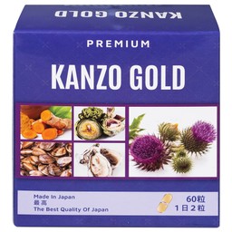 Viên uống bổ gan hỗ trợ tăng cường chức năng gan Kanzo Gold (60 viên)