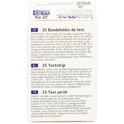 Combo 3 hộp que thử đường huyết Easy Max (25 cái) - tặng máy đo đường huyết Easy Max Tag
