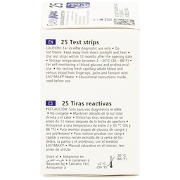 Combo 3 hộp que thử đường huyết Easy Max (25 cái) - tặng máy đo đường huyết Easy Max Tag