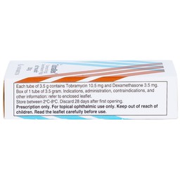 Thuốc mỡ tra mắt TobraDex Alcon điều trị viêm và nhiễm khuẩn (3,5g)