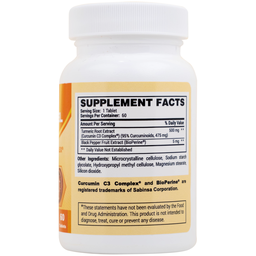 Viên uống Premium Omexxel Curcumin C3 Complex W/Bioperine hỗ trợ cải thiện tiêu hóa (60 viên)