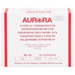 Nhiệt kế thuỷ ngân đo thân nhiệt cơ thể Aurora CRW-23