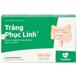 Viên hỗ trợ viêm đại tràng cấp và mãn tính Tràng Phục Linh (2 vỉ x 10 viên)