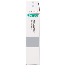 Bao cao su Okamoto Skinless Skin Purity không mùi, tinh khiết, dùng để phòng tránh thai và ngăn ngừa HIV (3 cái)