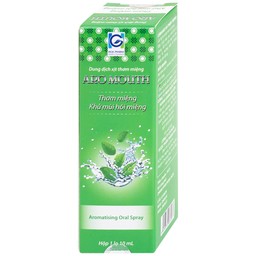 Xịt thơm miệng Aro Mouth 10ml giúp khử mùi hôi miệng, giảm sâu răng, viêm lợi
