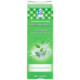 Xịt thơm miệng Aro Mouth 10ml giúp khử mùi hôi miệng, giảm sâu răng, viêm lợi