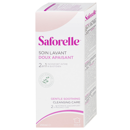 Dung dịch vệ sinh phụ nữ Saforelle Gentle Soothing Cleansing Care làm sạch dịu nhẹ, bảo vệ vùng kín (250ml)