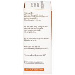 Dung dịch nhỏ mắt Moxikune điều trị các tình trạng nhiễm khuẩn mắt, chống viêm sau phẫu thuật (5ml)