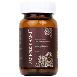 Viên uống hỗ trợ làm đẹp da, hạn chế sạm da, nám da, tăng cường nội tiết tố nữ Sắc Ngọc Khang++ (60 viên)