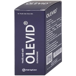 Thuốc nhỏ mắt Olevid Olopatadine 5ml Merap điều trị triệu chứng ngứa mắt của bệnh viêm kết mạc dị ứng