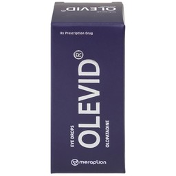 Thuốc nhỏ mắt Olevid Olopatadine 5ml Merap điều trị triệu chứng ngứa mắt của bệnh viêm kết mạc dị ứng