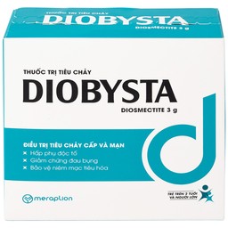 Thuốc Diobysta Merap điều trị tiêu chảy cấp và mạn (12 gói)