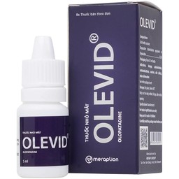 Thuốc nhỏ mắt Olevid Olopatadine 5ml Merap điều trị triệu chứng ngứa mắt của bệnh viêm kết mạc dị ứng