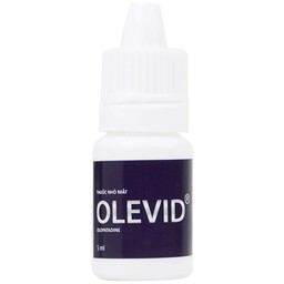 Thuốc nhỏ mắt Olevid Olopatadine 5ml Merap điều trị triệu chứng ngứa mắt của bệnh viêm kết mạc dị ứng