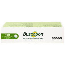 Thuốc Buscopan 10mg Sanofi giảm co thắt cơ trơn đường sinh dục – tiết niệu (5 vỉ x 20 viên)