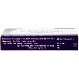 Thuốc Clonicap 250mg CPC1HN điều trị viêm khớp dạng thấp, đau cơ (2 vỉ x 15 viên)