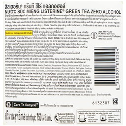 Nước súc miệng Listerine Green Tea bảo vệ răng miệng suốt 24 giờ (750ml)