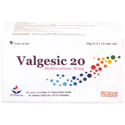 Valgesic 20mg Medisun liệu pháp thay thế tăng sản lượng thận ở trẻ (6 vỉ x 10 viên)