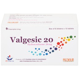 Valgesic 20mg Medisun liệu pháp thay thế tăng sản lượng thận ở trẻ (6 vỉ x 10 viên)