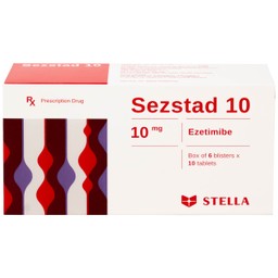 Thuốc Sezstad 10 Stella điều trị tăng cholesterol máu nguyên phát (6 vỉ x 10 viên)