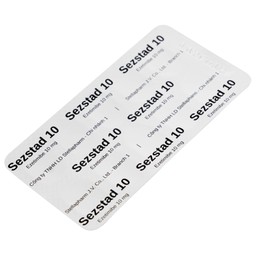 Thuốc Sezstad 10 Stella điều trị tăng cholesterol máu nguyên phát (6 vỉ x 10 viên)