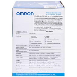 Máy đo huyết áp bắp tay Omron HEM 7143T1 hỗ trợ đo huyết áp, nhịp tim