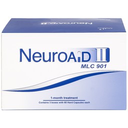 Thuốc NeuroAID II MLC 901 Moleac điều trị phục hồi chức năng cho bệnh nhân đột quỵ (3 hộp x 60 viên)