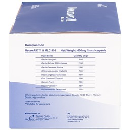 Thuốc NeuroAID II MLC 901 Moleac điều trị phục hồi chức năng cho bệnh nhân đột quỵ (3 hộp x 60 viên)