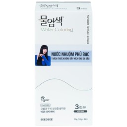 Nước nhuộm phủ bạc nâu hạt dẻ Seedbee Water Coloring Medium Brown NBIYAN (30g)