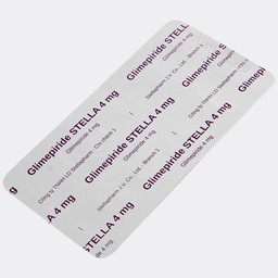 Thuốc Glimepiride 4mg Stella Pharm giảm đường huyết cho bệnh đái tháo đường típ 2 (6 vỉ x 10 viên)