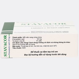 Thuốc Stavacor 20mg Herabiopharm điều trị tăng cholesterol máu (3 vỉ x 10 viên)