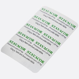 Thuốc Stavacor 20mg Herabiopharm điều trị tăng cholesterol máu (3 vỉ x 10 viên)