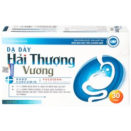 Viên uống Dạ Dày Hải Thượng Vương hỗ trợ giảm acid dịch vị, bảo vệ niêm mạc dạ dày (30 viên)