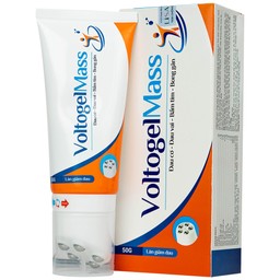 Kem bôi giảm đau Voltogel mass 50g giúp giảm đau cơ, đau vai, bầm tím, bong gân