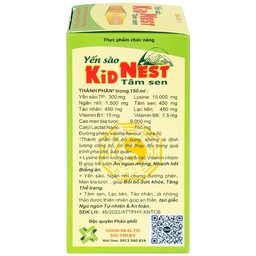 Giúp bồi bổ sức khỏe cho trẻ Yến sào Kid Nest Tâm Sen (150ml)