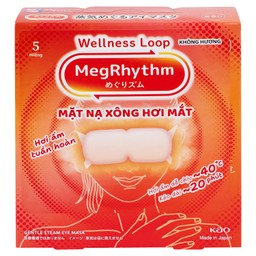 Mặt nạ xông hơi mắt MegRhythm KAO không hương dễ chịu, thư giãn đôi mắt (5 miếng)