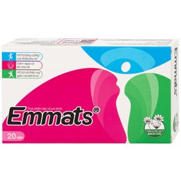 Viên hỗ trợ giảm nguy cơ lão hóa da Emmats TW3 (2 vỉ x 10 viên)